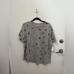 NWT - Disney Parks Iconic Mickey Food Snacks T-Shirt